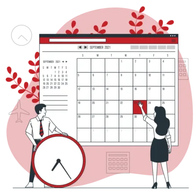 Calendar and booking