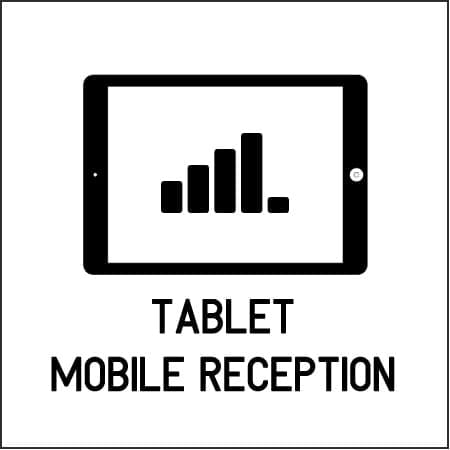 Tablet or iPad Poor 3G or 4G Mobile Reception Services